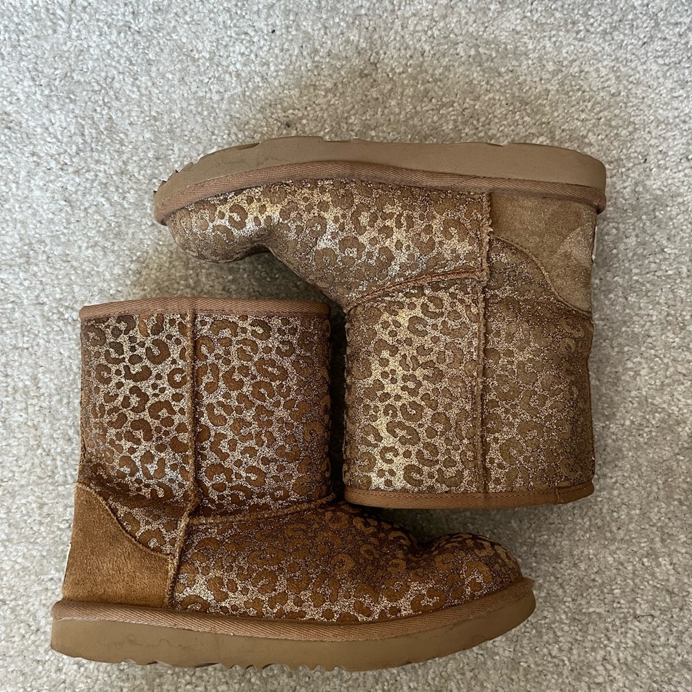 Girls Cheetah Print UGG Boots